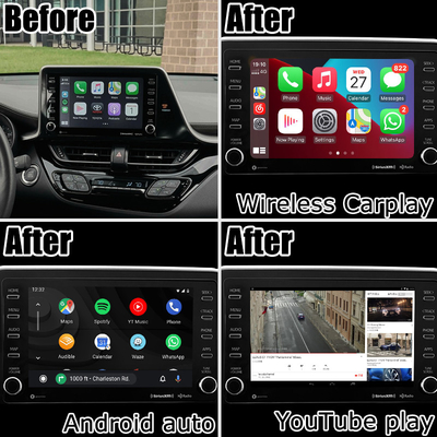 Toyota C-HR CHR Android 13 διεπαφή πολυμέσων με ασύρματο Android auto carplay