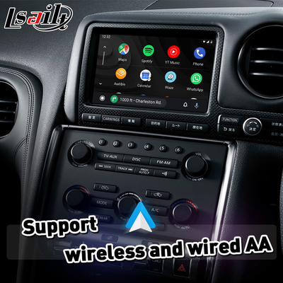 Αρρενωπή αυτόματη διεπαφή Carplay Lsailt για τη Nissan GTR GT-ρ R35 Nismo 2008-2010