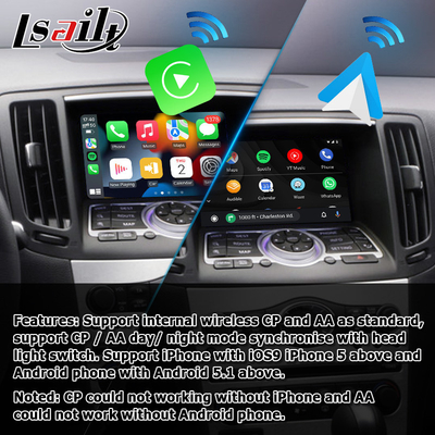 Ασύρματη μονάδα carplay android auto για Infiniti G37 G25 Q40 Q60 370GT skyline 08IT