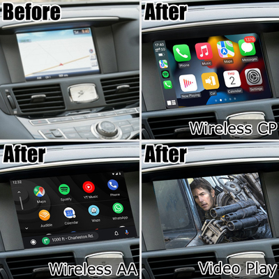 Infiniti Q70 M35 M37 Nissan Fuga ασύρματη λύση carplay android auto IT08 08IT