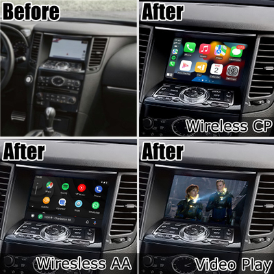 Ασύρματο κιβώτιο αυτόματης διασύνδεσης carplay android για Infiniti FX35 FX37 FX50 QX70