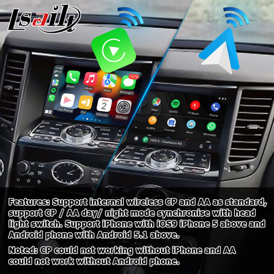 Ασύρματο κιβώτιο αυτόματης διασύνδεσης carplay android για Infiniti FX35 FX37 FX50 QX70