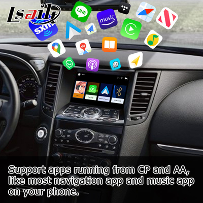 Ασύρματο κιβώτιο αυτόματης διασύνδεσης carplay android για Infiniti FX35 FX37 FX50 QX70