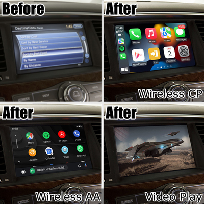 Infiniti QX80 QX56 Z62 ασύρματη διασύνδεση carplay android auto multimedia IT08
