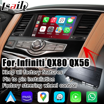 Infiniti QX80 QX56 Z62 ασύρματη διασύνδεση carplay android auto multimedia IT08