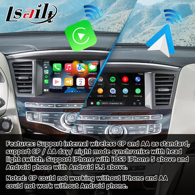 Infiniti JX35 QX60 ασύρματη carplay αυτόματη διεπαφή android λύση αναβάθμισης χωρίς ζημιές
