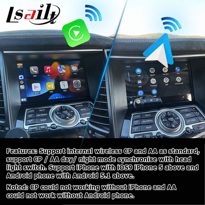 INFINITI QX70 FX35 FX37 αναβάθμιση οθόνης HD ασύρματη carplay android auto IT06
