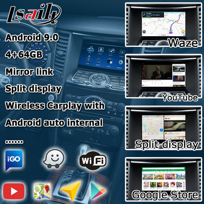 INFINITI QX70 FX35 FX37 αναβάθμιση οθόνης HD ασύρματη carplay android auto IT06