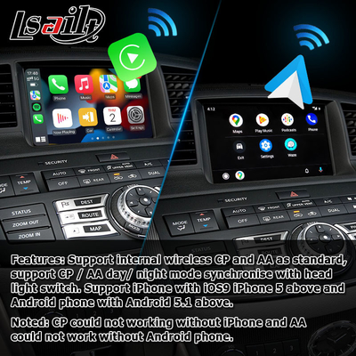 Infiniti M35 M45 Nissan Fuga HD αναβάθμιση οθόνης αφής πολλαπλών δακτύλων carplay διασύνδεση βίντεο android auto