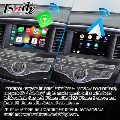 HD οθόνη αφής πολλαπλών δακτύλων carplay αυτόματη αναβάθμιση android για Infiniti QX60 JX35 2013-2016 IT06