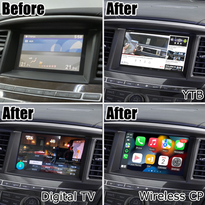 HD οθόνη αφής πολλαπλών δακτύλων carplay αυτόματη αναβάθμιση android για Infiniti QX60 JX35 2013-2016 IT06