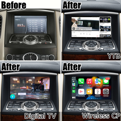 Infiniti QX50 EX EX35 EX25 EX37 Nissan skyline crossover οθόνη Android HD carplay αυτόματη αναβάθμιση android
