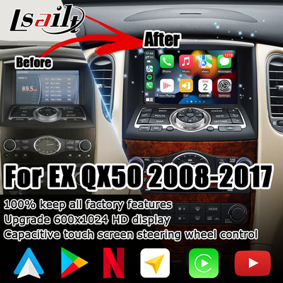 Infiniti QX50 EX EX35 EX25 EX37 Nissan skyline crossover οθόνη Android HD carplay αυτόματη αναβάθμιση android