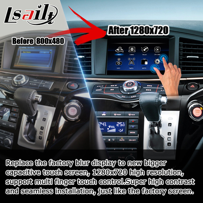 Nissan Elgrand E52 HD muti touch touch HD οθόνη αναβάθμιση ασύρματης carplay android auto