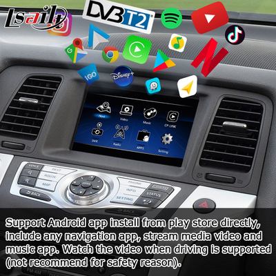 Nissan Murano Z51 Android HD αναβάθμιση οθόνης Android auto carplay Youtube waze Netflix play