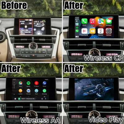 Lexus NX ασύρματη διασύνδεση προβολής carplay android αυτόματης απεικόνισης οθόνης NX300g NX200t