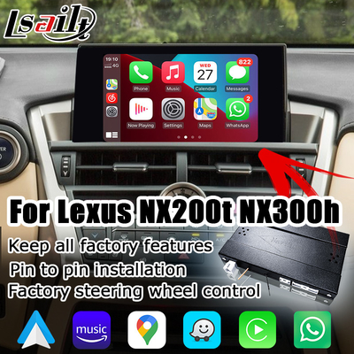 Lexus NX ασύρματη διασύνδεση προβολής carplay android αυτόματης απεικόνισης οθόνης NX300g NX200t