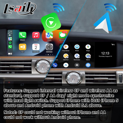 Ασύρματη αναβάθμιση carplay για το Lexus LS600h LS460 2012-2017 12 οθόνες android auto screen mirroring από την Lsailt