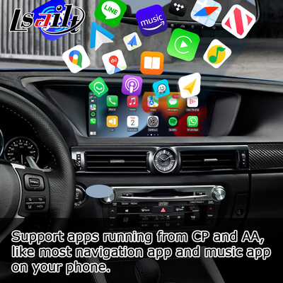 Ασύρματη αυτόματη διασύνδεση carplay android για Lexus GS450h GS350 GS200t από την Lsailt