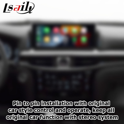 Lexus LX570 LX450d ασύρματη carplay android αυτόματη διασύνδεση πολυμέσων οθόνη αντικατοπτρίζει Lsailt