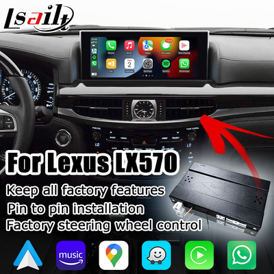 Lexus LX570 LX450d ασύρματη carplay android αυτόματη διασύνδεση πολυμέσων οθόνη αντικατοπτρίζει Lsailt