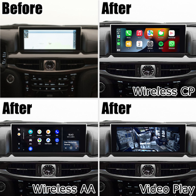 Lexus LX570 LX450d ασύρματη carplay android αυτόματη διασύνδεση πολυμέσων οθόνη αντικατοπτρίζει Lsailt