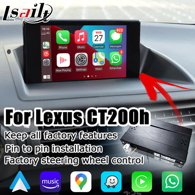 Lexus CT200h CT ασύρματη προβολή αντικατοπτρισμού οθόνης carplay αυτόματης διασύνδεσης android