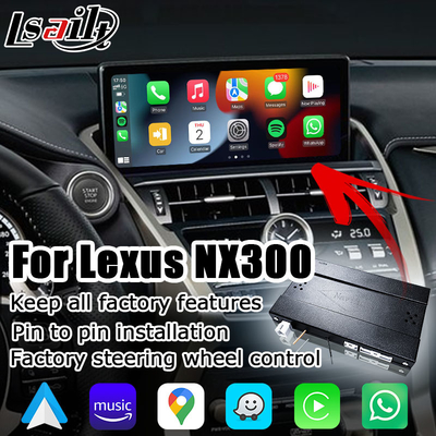 Lexus NX300 NX300h 2018 2021 ασύρματο κιβώτιο αυτόματης διασύνδεσης carplay android