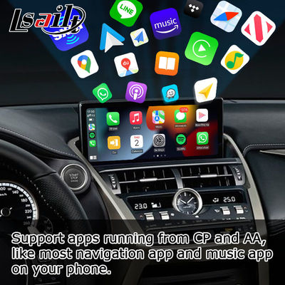 Lexus NX300 NX300h 2018 2021 ασύρματο κιβώτιο αυτόματης διασύνδεσης carplay android