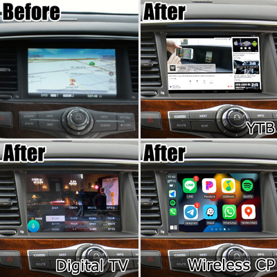 Infiniti QX80 QX56 Z62 carplay android auto multi δάχτυλα οθόνη αφής HD αναβάθμιση IT08