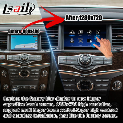 Infiniti QX80 QX56 Z62 carplay android auto multi δάχτυλα οθόνη αφής HD αναβάθμιση IT08