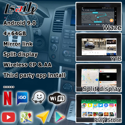 Nissan Pathfinder IT08 R51 HD αναβάθμιση οθόνης ασύρματου carplay android auto navigation box