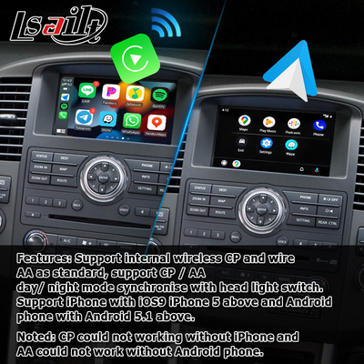 Nissan Pathfinder IT08 R51 HD αναβάθμιση οθόνης ασύρματου carplay android auto navigation box