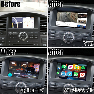 Nissan Pathfinder IT08 R51 HD αναβάθμιση οθόνης ασύρματου carplay android auto navigation box