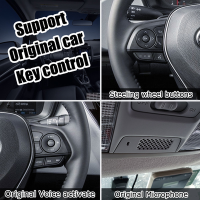 Αρρενωπό κιβώτιο διεπαφών RK3288 AI 64GB Carplay για τη Toyota Corolla RAV4 Camry