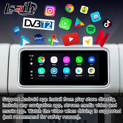 Αρρενωπό παιχνίδι Youtube waze Netflix κιβωτίων AI πολυμέσων αυτοκινήτων του Land Rover Range Rover