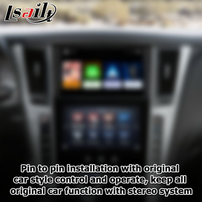 Ασύρματη carplay αρρενωπή αυτόματη διεπαφή μέσων προβολής οθόνης Infiniti Q50 Q60