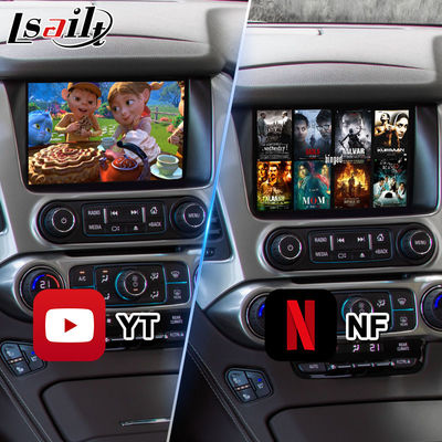 Lsailt Android Carplay πολυμέσων βίντεο διεπαφή για 2014-2019 Chevrolet GMC Tahoe