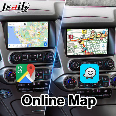 Lsailt Android Carplay πολυμέσων βίντεο διεπαφή για 2014-2019 Chevrolet GMC Tahoe