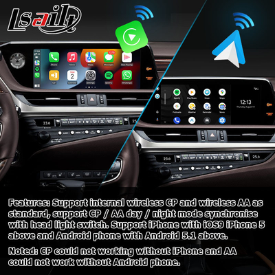 Ασύρματο carplay αρρενωπό αυτοκίνητο για τη φτηνότερη έκδοση Lexus ES300h ES350 ES250