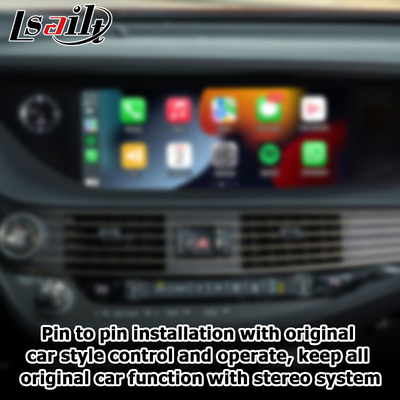 Ασύρματη carplay αρρενωπή αυτόματη οθόνη Lexus LS500 LS500h LS350 που αντανακλά τη διεπαφή