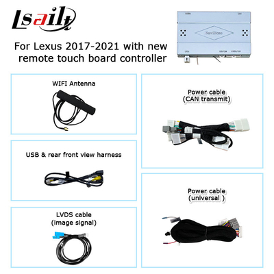 Ασύρματη carplay αρρενωπή αυτόματη οθόνη Lexus LS500 LS500h LS350 που αντανακλά τη διεπαφή
