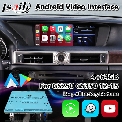 Lsailt Android Car Video Interface για το Lexus GS250 GS350 GS450h GS300h GS L10 2012-2015