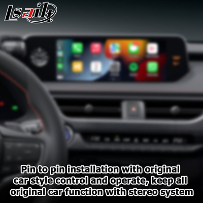 Ασύρματη carplay αρρενωπή αυτόματη οθόνη Lexus UX200 UX350h που αντανακλά τα πολυ μέσα