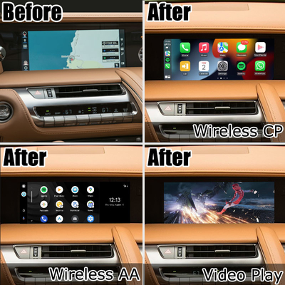 Τα ασύρματα αρρενωπά αυτόματα carplay μέσα Lexus LC LC500 LC500h διασυνδέουν να αντανακλάσουν οθόνης υποστήριξης