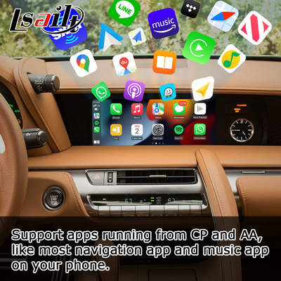 Τα ασύρματα αρρενωπά αυτόματα carplay μέσα Lexus LC LC500 LC500h διασυνδέουν να αντανακλάσουν οθόνης υποστήριξης