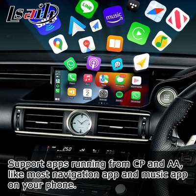 Ασύρματος carplay για το αρρενωπό αυτοκίνητο Lexus RC RC350 RCF RC200t RC300h RC300