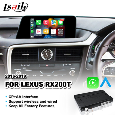 Εναρμόνιση αυτοκινήτου Carplay Interface για Lexus RX200T RX350 RX300 RX Mouse Control 2016-2019