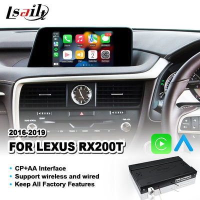 Εναρμόνιση αυτοκινήτου Carplay Interface για Lexus RX200T RX350 RX300 RX Mouse Control 2016-2019