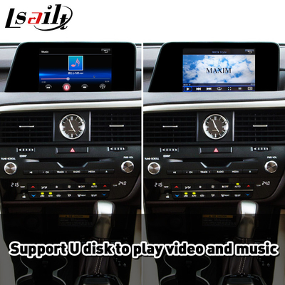 Εναρμόνιση αυτοκινήτου Carplay Interface για Lexus RX200T RX350 RX300 RX Mouse Control 2016-2019